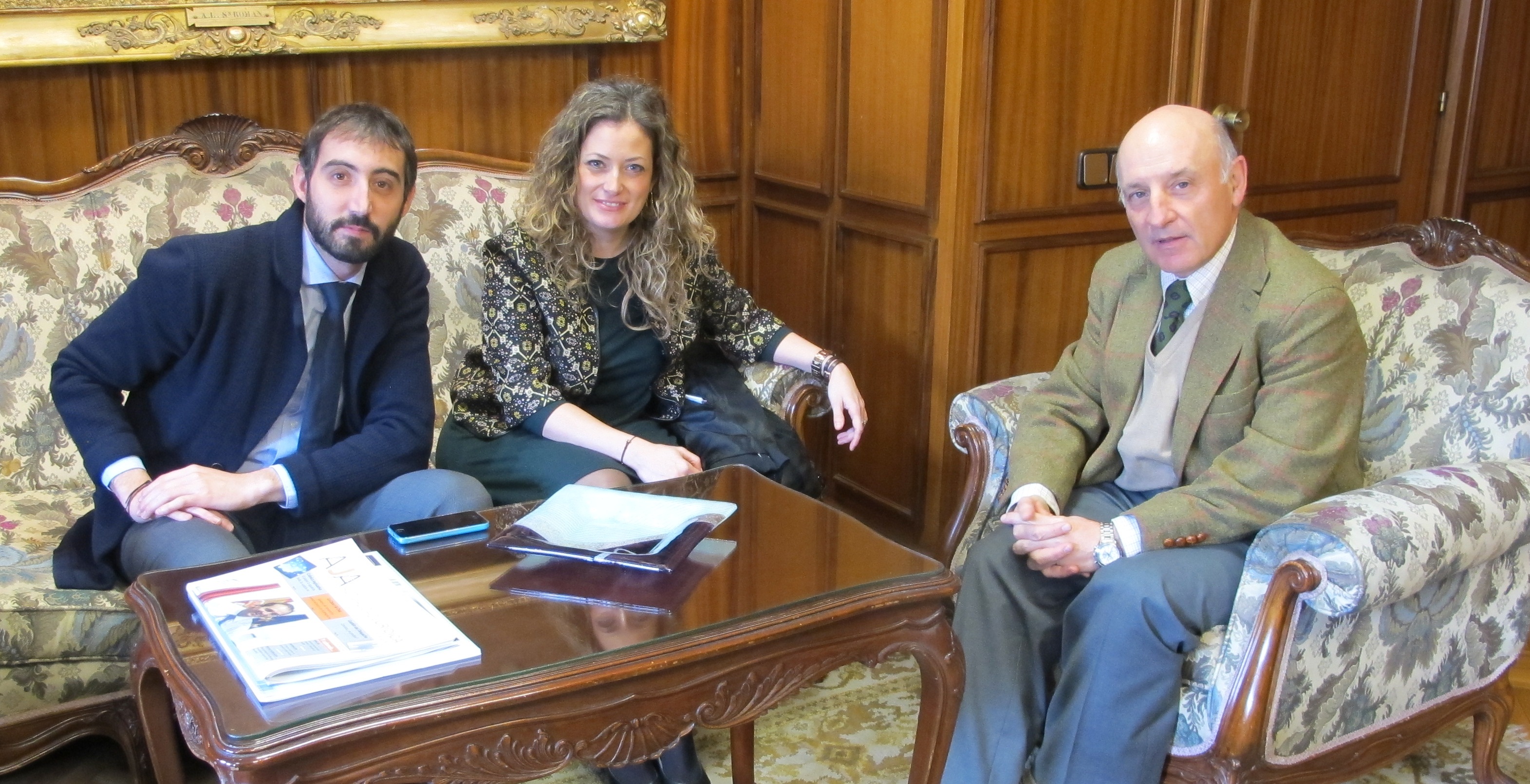 Visita de cortesía de la Asociación de Jóvenes Abogados de Albacete al Presidente del TSJCLM